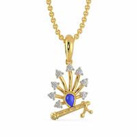 Malabar Gold & Diamonds 22k (916) Yellow Gold Pendant for Girls
