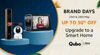 Qubo Upgrade to Smart Home Brand Days - Upto 50% Off on Camera, Lockers & More (25th -26th May)