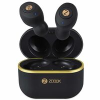 Zoook Rocker Twins Truly Wireless Bluetooth in Ear Earbuds with Mic (Gold)