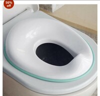  Zollyss Portable Baby Potty Training Seat for Boys and Girls Potty seat Toilet Seat for Kids 0 to 5 years Child Toddler Non-Slip with Splash Guard Fits Round & Oval Western Toilets, Blue 