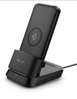 Spigen 5in1 10000 mAh Wireless Power Bank with USB-C Dual Charging Dock (Black)