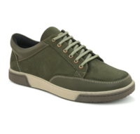 Roadster The Lifestyle Co. Olive Green Men Lace Up Moisture Wicking Memory Foam Sneakers
