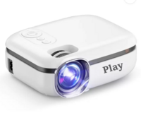 PLAY MP7 Full HD LED WiFi 3D Projector (4000 lm /  Wireless / Remote Controller) Projector  (White/Black)