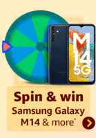 Chance to win ₹10-20, Samsung Galaxy M14 & more on Amazon Spin and Win 