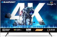 Blaupunkt 139 cm (55 inches) Cyber Sound G2 Series 4k Ultra HD LED Google TV 55CSGT7023 (Black)