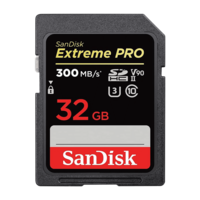 SanDisk Extreme Pro SDXC 32GB Class 10 300MB/s Memory Card