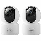 Xiaomi Mi Wireless Home Security Camera 2i | Pack of 2 | Full HD Picture | 360 View | 2MP CCTV | AI Powered Motion Detection | Enhanced Night Vision| Talk Back Feature (2 Way Calling), 1080p, White