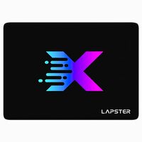 Lapster X Design Gaming Mouse pad, Non-Slip Rubber Base Mouse Pad, with Antifray Stitched Embroidery Edges (220X190X3MM)