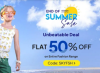 Firstcry-Flat 50% Off* on Entire Fashion products | Unbeatable Deal