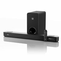 GOVO GOSURROUND 975 | 4.1 (2.1.2) Channel, 400W Soundbar with True Dolby Atmos®, 6.5" subwoofer, Opt, AUX, USB & Bluetooth, 3 Equalizer Modes, Stylish Remote & LED Display 
