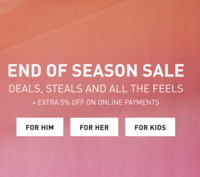 Puma End Of Season Sale : Upto 55% Off + Extra 5% Off on Prepaid Orders