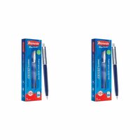 Reynolds JETTER BP CLASSIC : 1 CT BOX - BLUE | Ball Point Pen for Gift | Professional Ball Pens with Superior Writing Experience | Ball Pens for Swift Writing | 0.7mm Tip Size (Pack of 2)