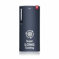 Haier 205 L, 3 Star, Direct-Cool Single Door Refrigerator (HED-213MB-N, Graphite Black, 2024 Model)