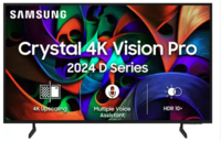 SAMSUNG Crystal 4K Vision Pro (2024 Edition) 108 cm (43 inch) Ultra HD (4K) LED Smart Tizen TV (UA43DUE76AKLXL)