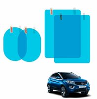 ZIXAD Universal Car Accessories Rear-View Mirror Anti Fog Rainproof Anti-Water Protective Film Sticker for Car (Squre+ovel) 