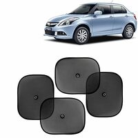 KINGSWAY Car Window Curtain Sticky Sun Shades Compatible with Maruti Suzuki Swift Dzire