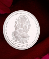 GIVA 999 Sterling Lord Ganesh Silver Coin-5 gram & More