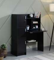 Omura Hutch Desk in Wenge Finish