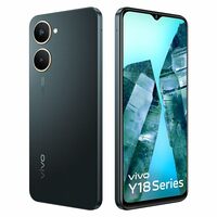 vivo Y18e (Space Black, 4GB RAM, 64GB Storage) with No Cost EMI/Additional Exchange Offers | Without Charger