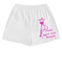 A.T.U.N.Girls Mid-Rise Typography Printed Casual Shorts