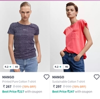  Flat Rs.300 off on Mango Products using 150 SuperCoins