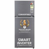 LG 343 L 3 Star Frost-Free Smart Inverter Double Door Refrigerator  Apply ₹2000 coupon 