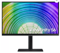 Samsung 24 Inch Quad HD IPS Panel with Height Adjustable Stand, Inbuilt Speakers Monitor (LS24A600UCWXXL) 