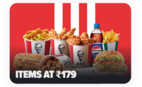 Swiggy x KFC Offer : All Orders Just Rs 179