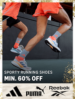 Sports & Running Shoes - Min 60% off + Bank Offers - Puma, Reebok, Adidas and more