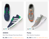 Puma, Adidas shoes flat 999 