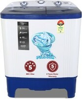 MarQ by Flipkart 7 kg 5 Star rating Semi Automatic Top Load Washing Machine Blue, White  (MQSA70H5M)