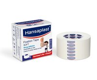 Hansaplast Fixation Tape Soft, Adhesive tape for medical uses | Soft Paper, Pack of 1 [2.5 cm x 9.14 cm]