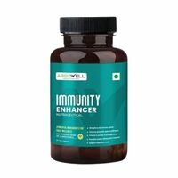 Absowell Immunity Enhancer with Beta Glucan Curcumin Vit D Zinc & Selenium | Encapsulation Tech to Enhance Effect | Natural | 60 Veg Capsule
