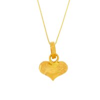 WHP Jewellers Metal Yellow Gold Compassion Pendant & Girls, 22K (916) Bis Hallmark Pure Gold