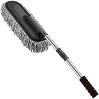 ORJILO Super Soft Microfiber Car Duster Exterior with Extendable Handle