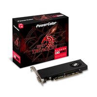 Powercolor AMD Radeon Rx 550 Red Dragon Low Profile Single Fan 4Gb Gddr5 Pcie 3.0 Graphics Card [25% Coupon]