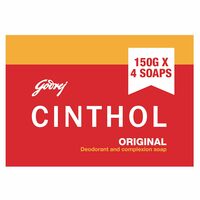 Cinthol Original Soap, 150g (Pack of 4) 