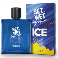 Set Wet Signature Ice EDP for Men, 100ml | Citrusy Long Lasting Perfume (Fire also available)