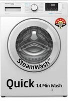 Voltas Beko by A Tata Product 8 kg 5 star Fully Automatic Front Load Washing Machine with In-built Heater White