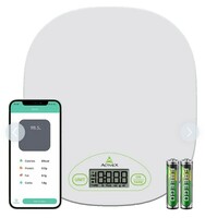 ActiveX EatSmart Multipurpose Digital Kitchen scales for Compact, Measures in Grams and Ounces with Smart Nutrition App, Batteries Included by IOSX Trading Private Limited