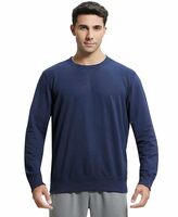 Jockey 2716 Men's Super Combed Cotton French Terry Solid Sweatshirt with Ribbed Cuffs