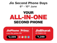  Jio Second Phone Days  [6-10 Jun] - Phones From 1299