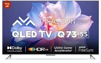 iFFALCON 139 cm (55 inches) 4K Ultra HD Smart QLED Google TV iFF55Q73 (Black) 