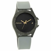 Fastrack Silicone Analog Grey Dial Unisex-Adult Watch