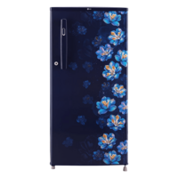 LG 190 Litres 1 Star Direct Cool Single Door Refrigerator with Stabilizer Free Operation (GL-B199OBJB.ABJZEB, Blue Jasmine)