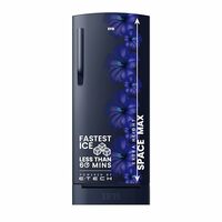 IFB 187L 3 Star Direct Cool Single Door Refrigerator (2024, IFBDC-2133NBHED, Floral Falls Blue) Extraordinary Space with Humidity Controller, With Base Drawer