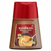 Sunbean Beaten Caffe Strong, 125g | Rich, Creamy Strong Beaten Coffee | Whipped Coffee Paste | Jar [Mumbai Fresh]