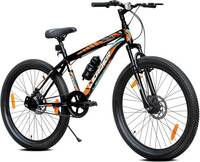 [lowest] LEADER Beast 26T with Front Suspension and Disc Brake and Complete Accessories 26 T Mountain Cycle  (Single Speed, Black)