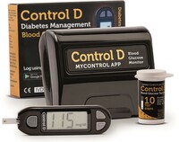 Control D Diabetes Care Kit Glucometer (Black)