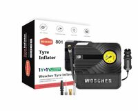 Woscher 801 Rapid Performance Car Tyre Inflator for Car or Tyre Inflator for Bike